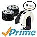 OfficeSmartLabels Brother Labels Compatible DK1204 DK-1204 Labels - With Reusable / Refillable Cartridge (4 Pack)