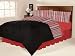 Dorm Bedding Set: Comforter, Sheet Set, Mattress Pad, Pillow, Towel Set - Black Stripe - Twin XL 10 Pc Set