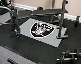 Oakland Raiders New Rubber Gym Floor Tile