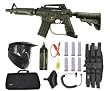 US Army Alpha Black Tactical Paintball Marker Gun Sniper Set - Black