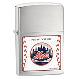 New York Mets Brushed Chrome Lighter