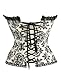 Camellias Women's Sexy women Wedding Lingerie Bustier Boned Lace-Up Corset