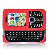 Red Silicone Rubber Gel Soft Skin Case Cover for Samsung Intensity 2 II U46 ....