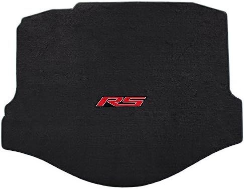 CAMARO 2010-ON COUPE TRUNK MAT EBONY VELOURTEX RS LOGO