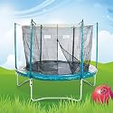 New 10ft Duplay Triang Trampoline with Safety Net Enclosure