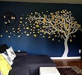 Pop Decors Removable Vinyl Art Wall Decals Mural, Blowing in the Wind