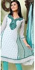 White Net Salwar Suit
