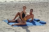 Beach Hugger Oversized Beach Towel w pillows and pegs - ABO Gear by ABO Gear