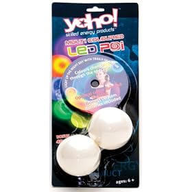 Toysmith LED Poi balls w CD by Toysmith
