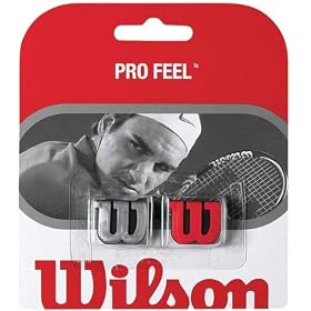 Wilson Pro Feel Vibration Dampener-Red/SilverWilson Pro Feel Vibration Dampeners