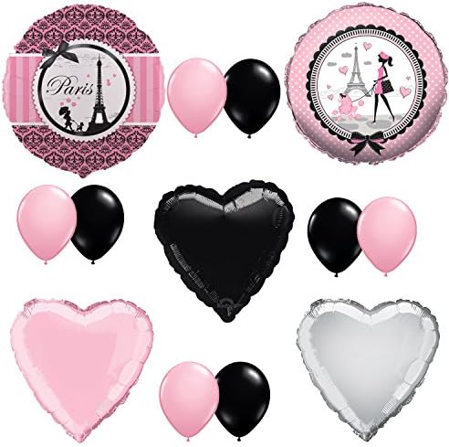 Party in Paris Birthday Party Balloon Decoration Kit