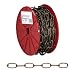 Campbell 0722006 Decorator Chain on Reel, Antique Copper, #10 Trade, 0.135" Diameter, 40' Length, 35 lbs Load Capacity