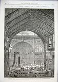 West Dome International Exhibition Antique Print 1862