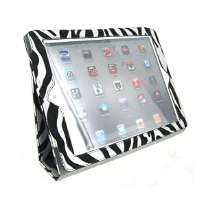 Portfolio Leather Case for iPad 2 2nd Generation Animal Series - [Metallic Zebra Print] with Built-in Stand + Screen Protector