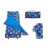 Olive Kids Robots Nap Mat (Olive Kids Robots) (1.5"H x 20"W x 50"D)