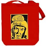 It's A Bird! It's A Plane! ... No, It's Just Shelley Male Names Tote Bag (Red, Canvas, Unisex)