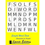 Simple Word Find - Sports Edition (formatted for Kindle)