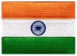 India Flag Embroidered Patch Indian Iron-On National Emblem