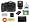 Sony Alpha A100 A100H 10.2MP Digital SLR Camera Kit with 18-200mm f/3.5-6.3 DT Lens + Transcend 4GB 120X CompactFlash Card + USB Card Reader + Spare Replacement Battery for Sony NP-FM55H + Deluxe SLR Gadget Bag