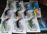 72 Crankbait lures ZIP fish tackle