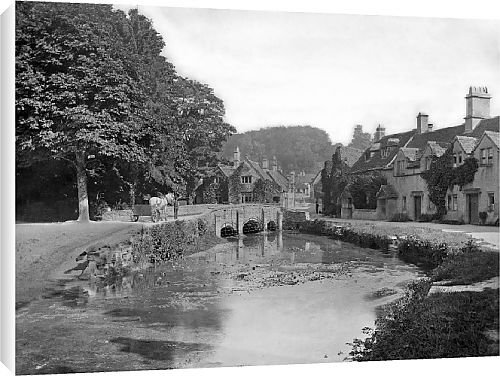 Canvas Prints of Castle Combe from Country Life Canvas Prints of Castle Combe from Country Life