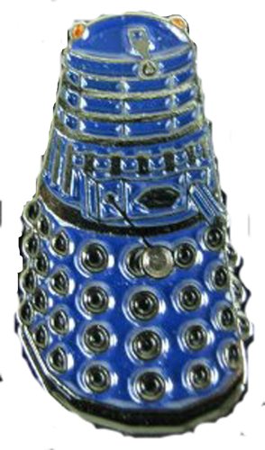 Doctor Who Blue Dalek Cloisonne Pin- 1