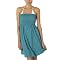 Xhilaration Turquoise Stripe Tube Dress CU - S