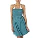 Xhilaration Turquoise Stripe Tube Dress CU - S