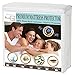 American Pillowcase Mattress Protector - Waterproof Vinyl Free 6 Sizes to Choose from (Queen, White)