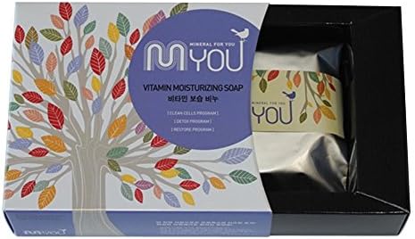 Myou vitamin moisturizing pure soap, 130g, 4 Ounce Bar