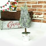 インテリア＆ガーデニング雑貨 クリスマス　サイレントスノーツリー　S
