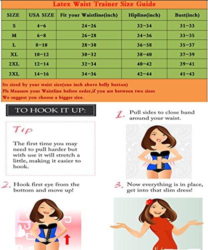 Slimyoga Latex Waist Trainer for Women,Waist Trimmer 3 Hooks Workout Waist Cincher Sports Belt,Postnatal Recoery Abdomen Binder Tummy Control Girdle Back Support Slimming Belt for Weight Loss