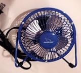 Polar-air 4 Inch Fan Blue or Red Air Circulator