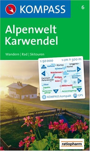 City Travel Guides Discounted  Bücher : Kompass Karten, Walchensee, Wallgau, Krün: Wander- und Bike- und Skitourenkarte