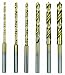 Proxxon 28876 HSS Twist Drill Set Titanium Nitride Coated with Brad Point