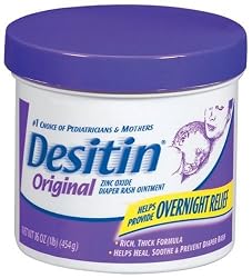 Desitin maximum Strength Original Paste, 16-Ounce Jars (Pack of 2)