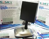 GSKY 最新・最上位機　GS-28USB-70 (with 7dBi Panel antenna)　【GS-27USBの後継/上位機】　1000ｍWウルトラハイパワーUSB無線LAN　WiFi Adapter 台湾GSKY正規品(Made in Taiwan)