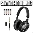 Sony MDR-NC60 Noise Canceling Headphone W/ Accessory Bundle