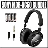 Sony MDR-NC60 Noise Canceling Headphone w/ Accessory Bundle