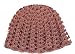 Eco Friendly and Sustainable Mocha Brown Corn Cloche Hat- 3 to 6 Months Size