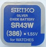 Seiko Watch Battery SR43W (386)