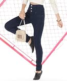 Material Girl Jeans, High Waisted Skinny Dark Wash