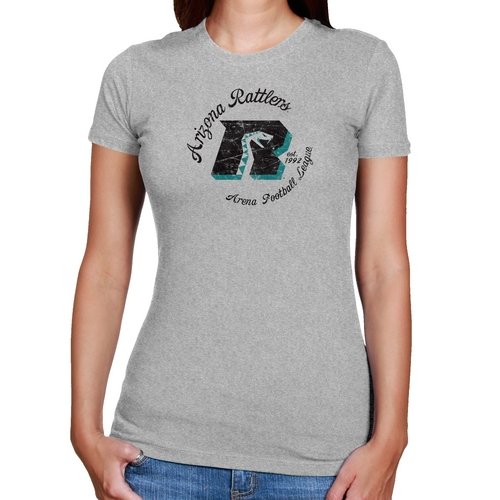 AFL Arizona Rattlers Ladies Ash Circle Script Slim Fit T-shirt