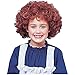 Franco Girls Halloween Costume Curly Red Orphan Wig