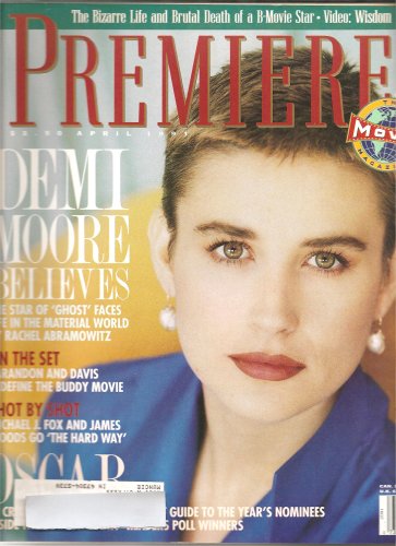 Premiere Magazine April 1991 Demi Moore Cover and Feature