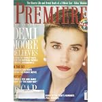 Premiere Magazine April 1991 Demi Moore Cover and Feature book cover