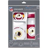 Baby Fanatic Washington Redskins Infant Bib, Bottle & Pacifier Gift Set