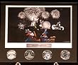 Disney Walt Disney World Exclusive Commemorative Framed Coin Set Art