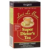 Laci Le Beau Super Dieter's Tea, Natural CranberryTwist, Tea Bas, 30-Count Box (Pack of 4)