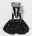 Cheerleader Pom Pom & Megaphone Costume Accessory Set: Black